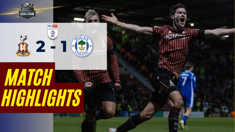 ไฮไลท์บอลวันนี้ ลีกวัน อังกฤษ 2025/26 แบรดฟอร์ด ซิตี้ พบกับ วีแกน แอธเลติก 26/12/68