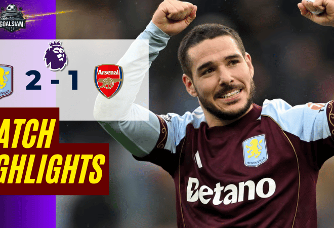 ไฮไลท์บอลวันนี้ พรีเมียร์ลีก 2025/26 แอสตัน วิลล่า พบกับ อาร์เซนอล 6/12/68