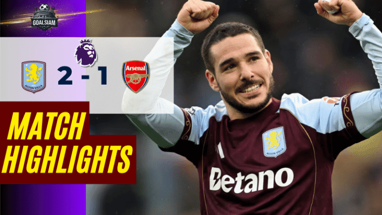 ไฮไลท์บอลวันนี้ พรีเมียร์ลีก 2025/26 แอสตัน วิลล่า พบกับ อาร์เซนอล 6/12/68