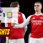 ไฮไลท์บอลวันนี้ พรีเมียร์ลีก 2025/26 อาร์เซนอล พบกับ แอสตัน วิลล่า 30/12/68