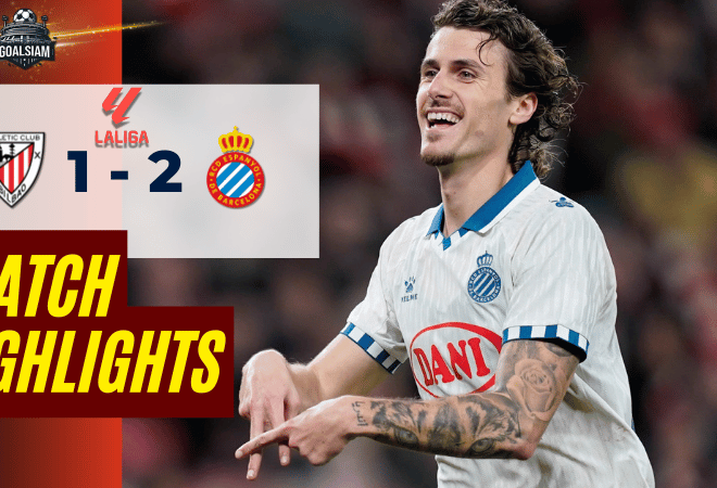 ไฮไลท์บอลวันนี้ ลาลิกา 2025/26 แอธเลติก บิลเบา พบกับ เอสปันญ่อล 22/12/68