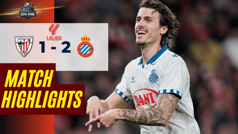 ไฮไลท์บอลวันนี้ ลาลิกา 2025/26 แอธเลติก บิลเบา พบกับ เอสปันญ่อล 22/12/68