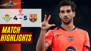 ไฮไลท์บอลวันนี้ ลาลิกา 2025/26 เรอัล เบติส พบกับ บาร์เซโลน่า 6/12/68