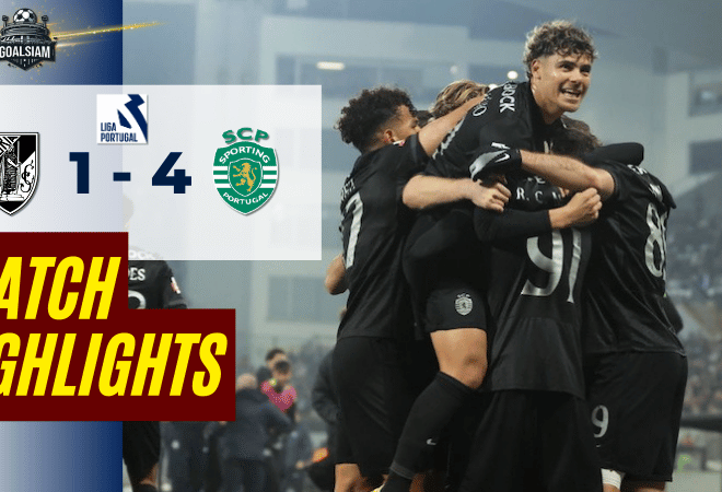 ไฮไลท์บอลวันนี้ ปรีไมราลีกา 2025/26 วิตอเรีย กิมาไรส์ พบกับ สปอร์ติ้ง ลิสบอน 23/12/68