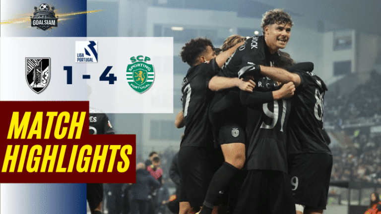 ไฮไลท์บอลวันนี้ ปรีไมราลีกา 2025/26 วิตอเรีย กิมาไรส์ พบกับ สปอร์ติ้ง ลิสบอน 23/12/68