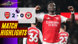 ไฮไลท์บอลวันนี้ พรีเมียร์ลีก 2025/26 อาร์เซนอล พบกับ เบรนท์ฟอร์ด 3/12/68