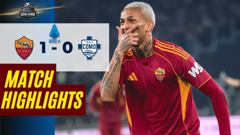 ไฮไลท์บอลวันนี้ เซเรียอา 2025/26 เอเอส โรม่า พบกับ โคโม 15/12/68