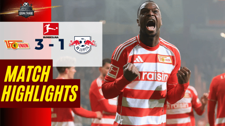 ไฮไลท์บอลวันนี้ บุนเดสลีกา 2025/26 ยูเนี่ยน เบอร์ลิน พบกับ แอร์เบ ไลป์ซิก 12/12/68