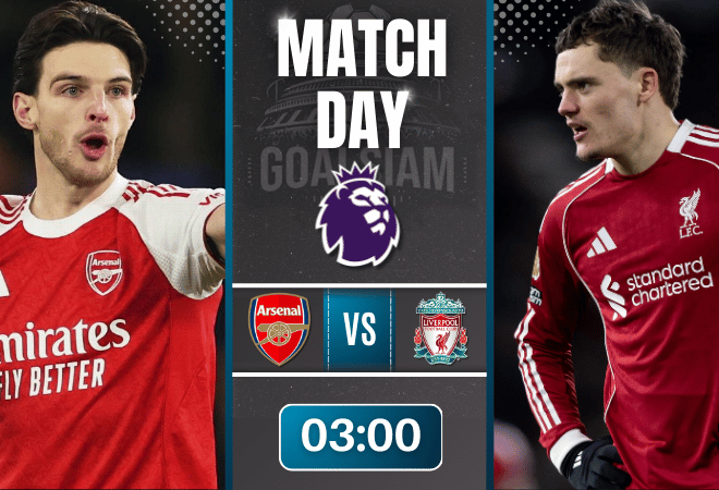 ดูบอลออนไลน์ พรีเมียร์ลีก อังกฤษ ถ่ายทอดสด อาร์เซนอล พบกับ ลิเวอร์พูล 8/1/69