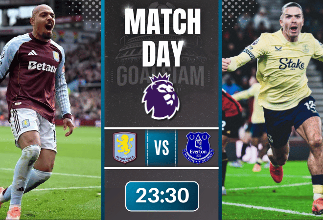 ดูบอลออนไลน์ พรีเมียร์ลีก อังกฤษ ถ่ายทอดสด แอสตัน วิลล่า พบกับ เอฟเวอร์ตัน 18/1/69