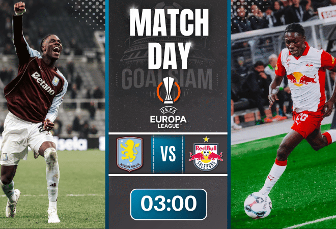 ดูบอลออนไลน์ ยูโรปา ลีก ถ่ายทอดสด แอสตัน วิลล่า พบกับ ซัลซ์บวร์ก 29/1/69