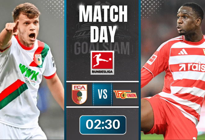 ดูบอลออนไลน์ บุนเดสลีกา ถ่ายทอดสด เอาก์สวร์ก พบกับ อูนิโอน เบอร์ลิน 15/1/69