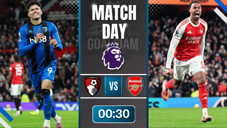 ดูบอลออนไลน์ พรีเมียร์ลีก ถ่ายทอดสด บอร์นมัธ เอเอฟซี พบกับ อาร์เซนอล 3/1/69