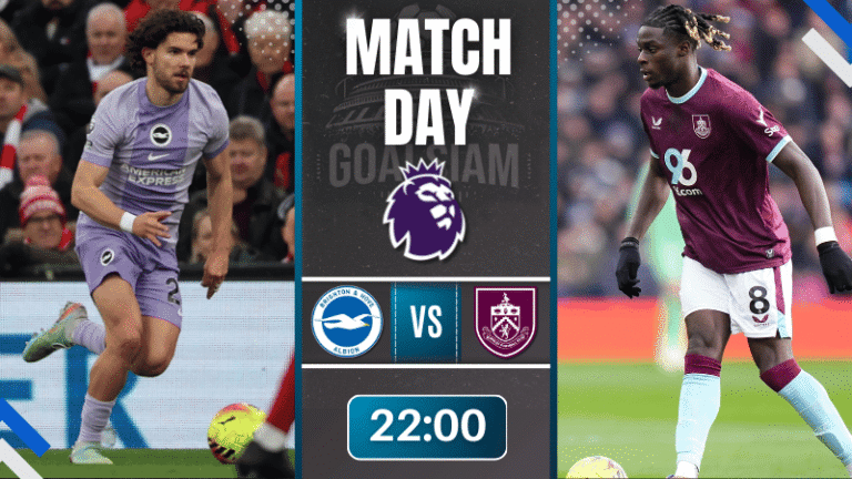 ดูบอลออนไลน์ พรีเมียร์ลีก ถ่ายทอดสด ไบรท์ตัน โฮฟ อัลเบี้ยน พบกับ เบิร์นลี่ย์ 3/1/69