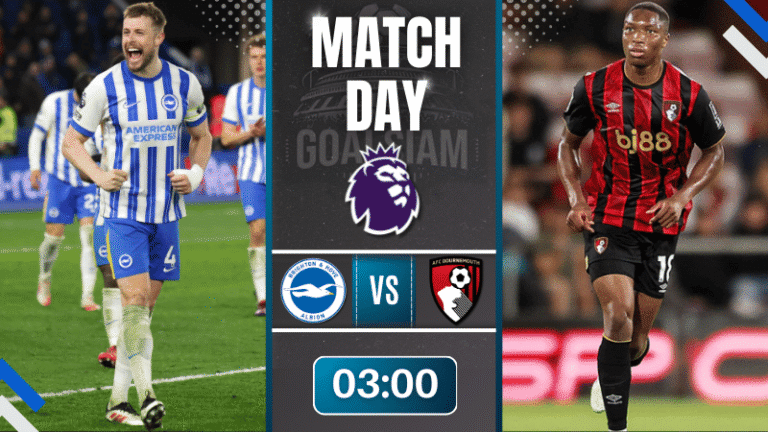 ดูบอลออนไลน์ พรีเมียร์ลีก อังกฤษ ถ่ายทอดสด ไบรท์ตัน พบกับ บอร์นมัธ 19/1/69