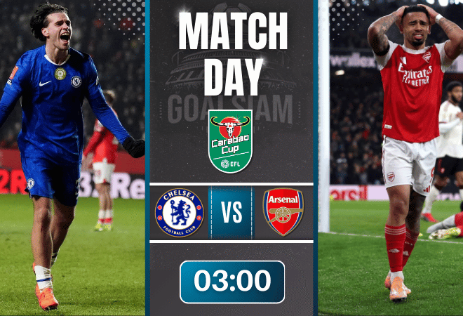ดูบอลออนไลน์ คาราบาว คัพ ถ่ายทอดสด เชลซี พบกับ อาร์เซนอล 14/1/69