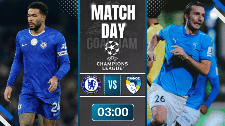 ดูบอลออนไลน์ ยูฟ่า แชมเปี้ยนส์ ลีก ถ่ายทอดสด เชลซี พบกับ ปาฟอส 21/1/69