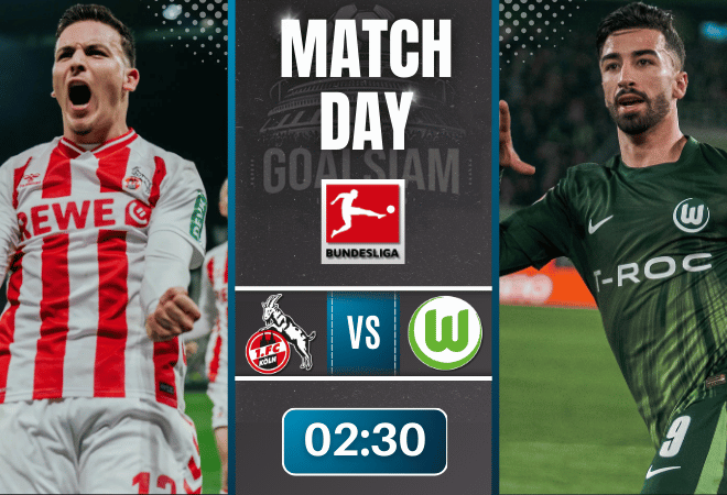 ดูบอลออนไลน์ บุนเดสลีกา ถ่ายทอดสด โคโลญจน์ พบกับ โวล์ฟสบวร์ก 30/1/69