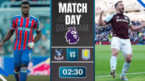 ดูบอลออนไลน์ พรีเมียร์ลีก ถ่ายทอดสด คริสตัล พาเลซ พบกับ แอสตัน วิลล่า 7/1/69