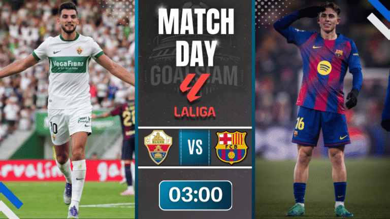 ดูบอลออนไลน์ ลาลีกา สเปน ถ่ายทอดสด เอลเช่ พบกับ บาร์เซโลน่า 31/1/69