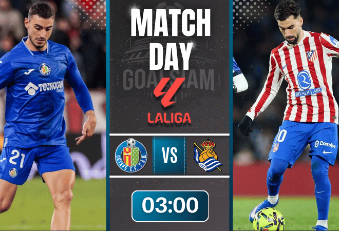 ดูบอลออนไลน์ ลาลิกา ถ่ายทอดสด เกตาเฟ่ พบกับ เรอัล โซเซียดาด 9/1/69