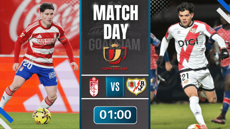 ดูบอลออนไลน์ โกปาเดลเรย์ ถ่ายทอดสด กรานาดา ซีเอฟ พบกับ ราโย่ บาเยกาโน่ 6/1/69