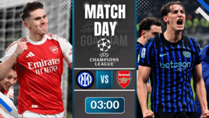 ดูบอลออนไลน์ ยูฟ่า แชมเปี้ยนส์ ลีก ถ่ายทอดสด อินเตอร์ มิลาน พบกับ อาร์เซนอล 20/1/69