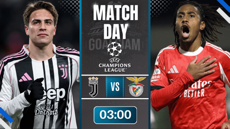 ดูบอลออนไลน์ ยูฟ่า แชมเปี้ยนส์ ลีก ถ่ายทอดสด ยูเวนตุส พบกับ เบนฟิก้า 21/1/69