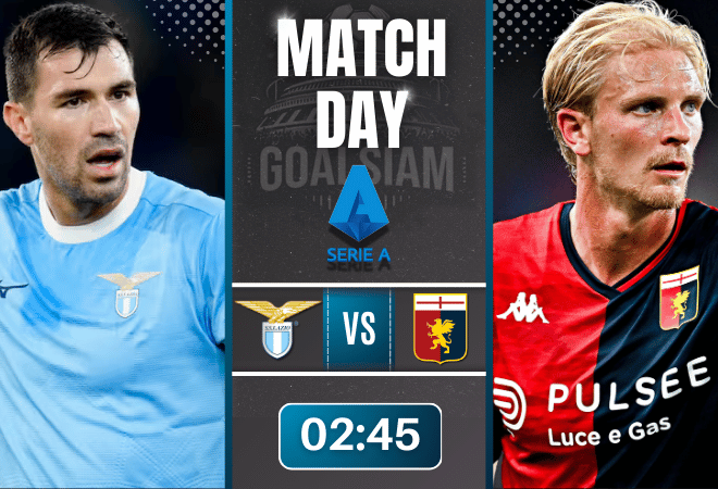 ดูบอลออนไลน์ กัลโช่ เซเรีย อา ถ่ายทอดสด ลาซิโอ พบกับ เจนัว 30/1/69