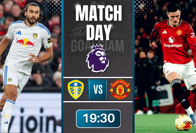 ดูบอลออนไลน์ พรีเมียร์ลีก ถ่ายทอดสด ลีดส์ ยูไนเต็ด พบกับ แมนเชสเตอร์ ยูไนเต็ด 4/1/69