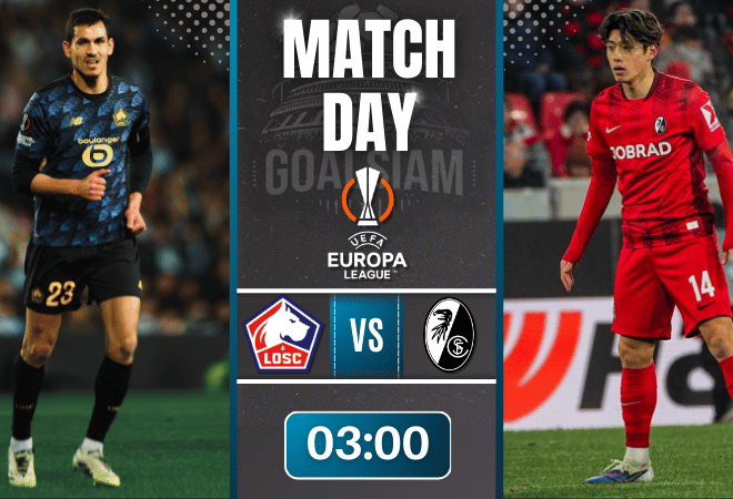 ดูบอลออนไลน์ ยูโรปา ลีก ถ่ายทอดสด ลีลล์ พบกับ ไฟร์บวร์ก 29/1/69