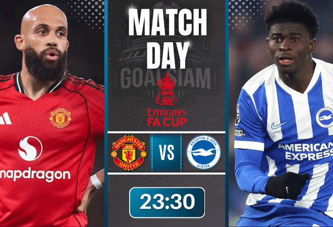 ดูบอลออนไลน์ เอฟเอ คัพ อังกฤษ ถ่ายทอดสด แมนยูไนเต็ด พบกับ ไบรท์ตัน 11/1/69