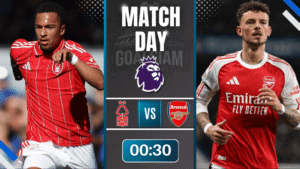 ดูบอลออนไลน์ พรีเมียร์ลีก อังกฤษ ถ่ายทอดสด น็อตติ้งแฮม ฟอเรสต์ พบกับ อาร์เซนอล 17/1/69