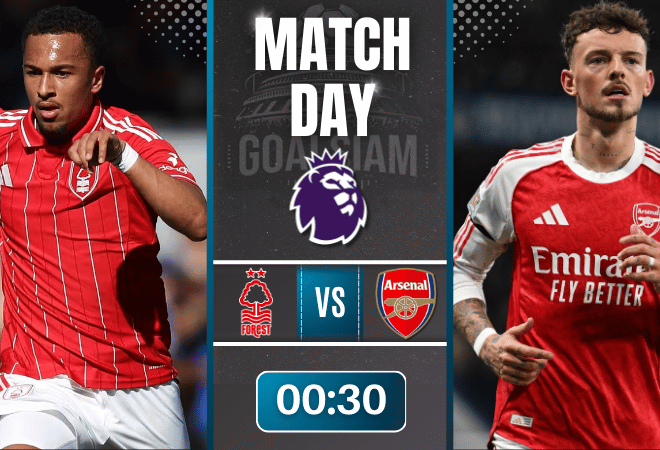 ดูบอลออนไลน์ พรีเมียร์ลีก อังกฤษ ถ่ายทอดสด น็อตติ้งแฮม ฟอเรสต์ พบกับ อาร์เซนอล 17/1/69