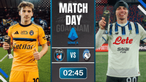 ดูบอลออนไลน์ กัลโช่ เซเรีย อา ถ่ายทอดสด ปิซ่า พบกับ อตาลันต้า 16/1/69