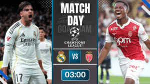 ดูบอลออนไลน์ ยูฟ่า แชมเปี้ยนส์ ลีก ถ่ายทอดสด เรอัล มาดริด พบกับ โมนาโก 20/1/69