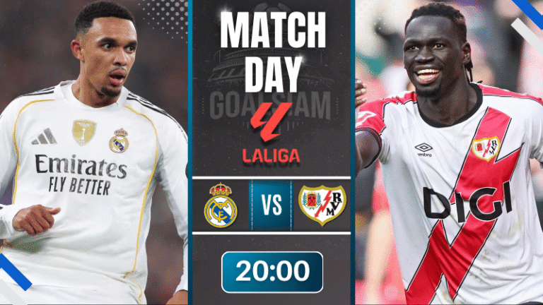 ดูบอลออนไลน์ ลาลีกา สเปน ถ่ายทอดสด เรอัล มาดริด พบกับ ราโย บาเยกาโน่ 1/2/69