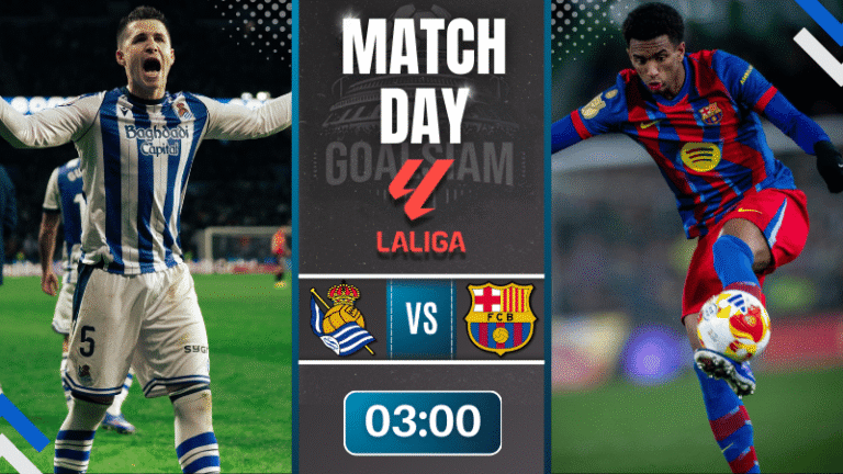 ดูบอลออนไลน์ ลาลีกา สเปน ถ่ายทอดสด เรอัล โซเซียดาด พบกับ บาร์เซโลน่า 18/1/69