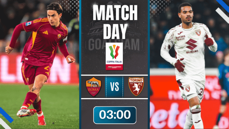 ดูบอลออนไลน์ โคปปา อิตาเลีย ถ่ายทอดสด โรม่า พบกับ โตริโน่ 13/1/69