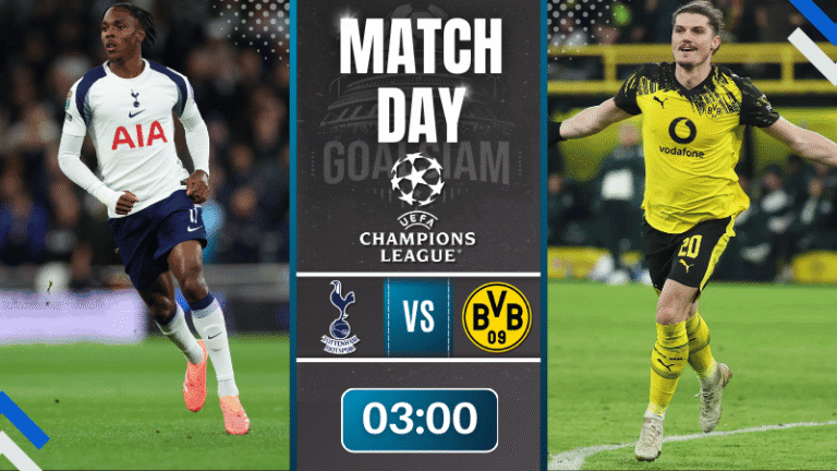 ดูบอลออนไลน์ ยูฟ่า แชมเปี้ยนส์ ลีก ถ่ายทอดสด สเปอร์ส พบกับ โบรุสเซีย ดอร์ทมุนด์ 20/1/69