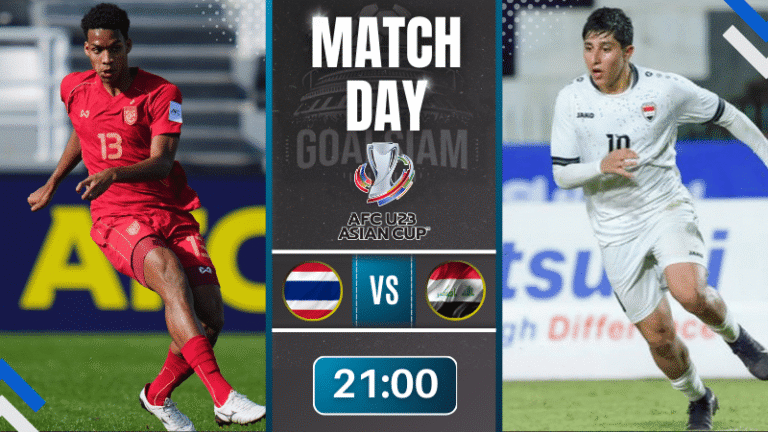 ดูบอลออนไลน์ ยู-23 ชิงแชมป์เอเชีย ถ่ายทอดสด ทีมชาติไทย ยู-23 พบกับ อิรัก U23 11/1/69