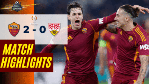 ไฮไลท์บอลวันนี้ ยูโรปา ลีก 2025/26 โรม่า พบกับ สตุ๊ตการ์ท 22/1/69