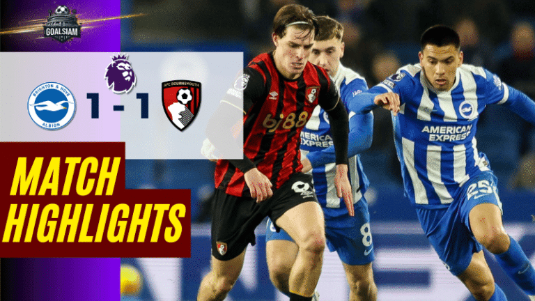 ไฮไลท์บอลวันนี้ พรีเมียร์ลีก อังกฤษ 2025/26 ไบรท์ตัน พบกับ บอร์นมัธ 19/1/69