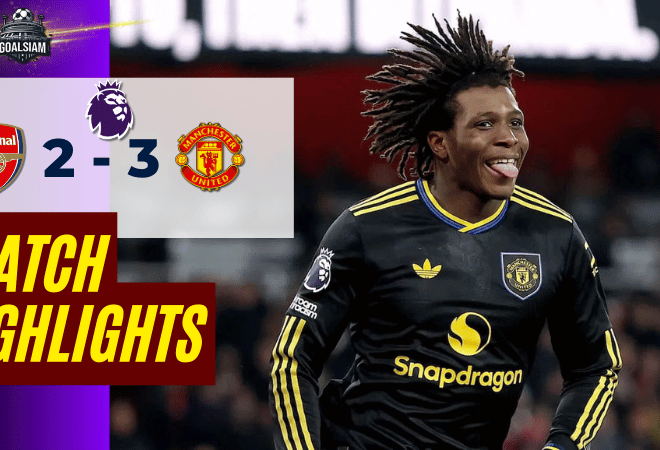 ไฮไลท์บอลวันนี้ พรีเมียร์ลีก อังกฤษ 2025/26 อาร์เซนอล พบกับ แมนยูไนเต็ด 25/1/69