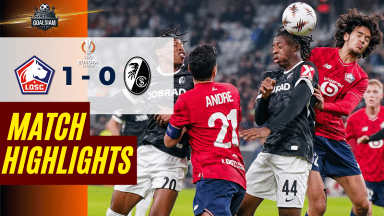 ไฮไลท์บอลวันนี้ ยูโรปา ลีก 2025/26 ลีลล์ พบกับ ไฟร์บวร์ก 29/1/69