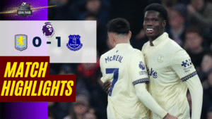 ไฮไลท์บอลวันนี้ พรีเมียร์ลีก อังกฤษ 2025/26 แอสตัน วิลล่า พบกับ เอฟเวอร์ตัน 18/1/69