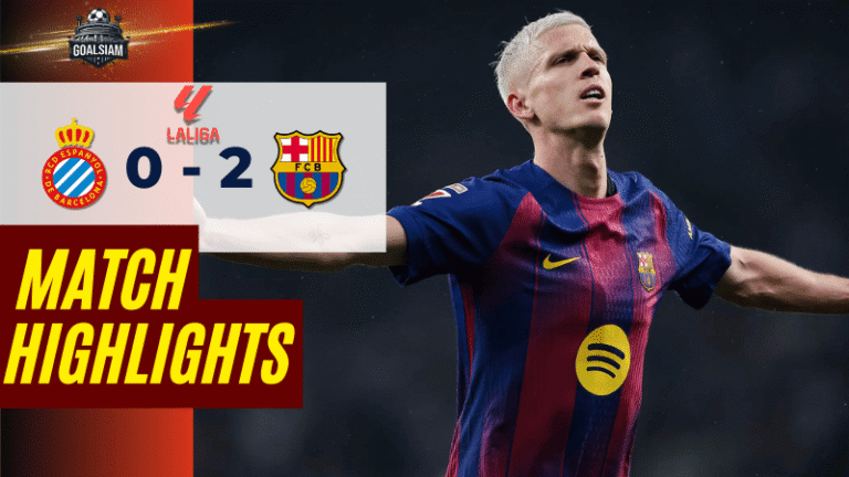 ไฮไลท์บอลวันนี้ ลาลิกา 2025/26 เอสปันญ่อล พบกับ บาร์เซโลน่า 3/1/69