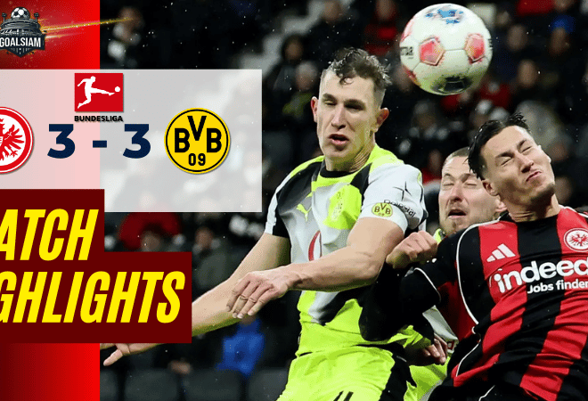 ไฮไลท์บอลวันนี้ บุนเดสลีกา 2025/26 ไอน์ทรัค แฟร้งค์เฟิร์ต พบกับ โบรุสเซีย ดอร์ทมุนด์ 9/1/69