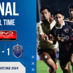 ผลบอลสด ไทยลีก 1 : อุทัยธานีโดนหมัดเดียวจอด! “เจ้าแบงค์” ซัดนาที 7 พาบุรีรัมย์บุกเชือด 1-0 นำฝูงต่อแบบนิ่งๆ