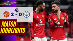 ไฮไลท์บอลวันนี้ พรีเมียร์ลีก อังกฤษ 2025/26 แมนยูไนเต็ด พบกับ แมนซิตี้ 17/1/69